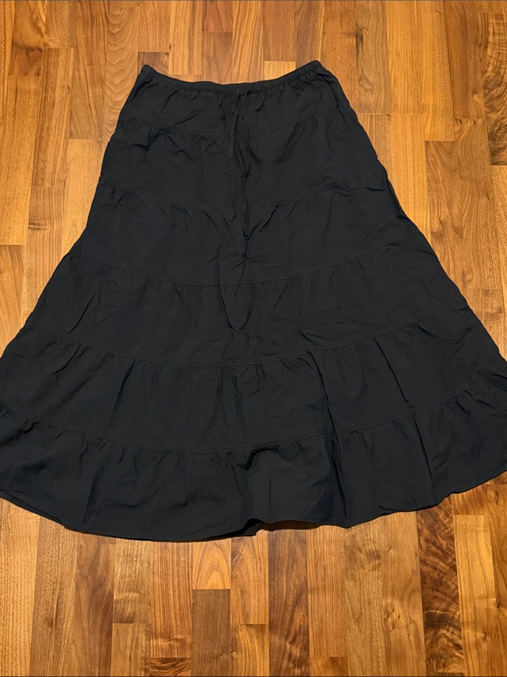Joie Black Tiered Maxi Skirt